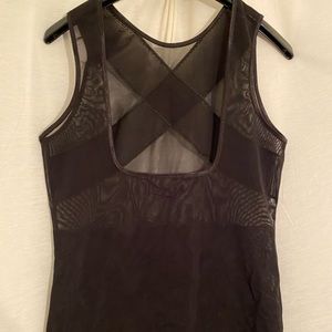 Lunar New Body Shaper Black Size XXL Cut Out Front